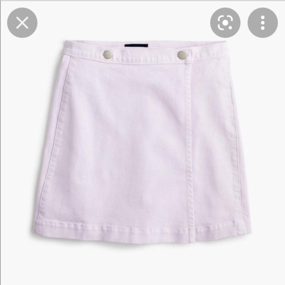 NWT denim wrap skirt BUNDLE THE SKIRT  & SNEAKERS